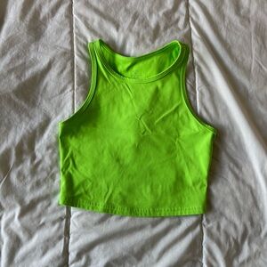 Neon Green Crop Top